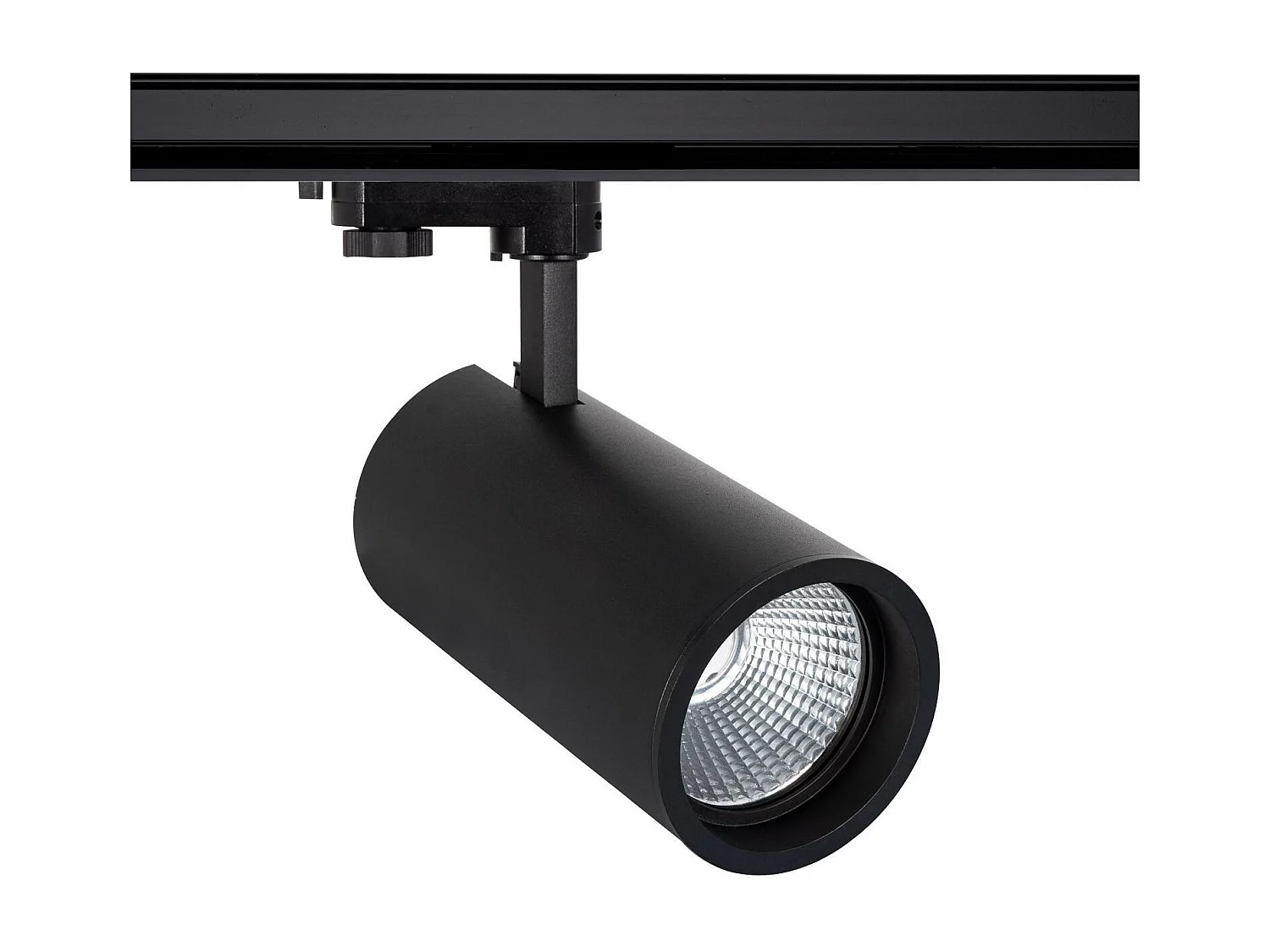 Spot LED sur Rail Triphasé 40W d'Angelo LIFUD Noir 4000K Blanc neutre