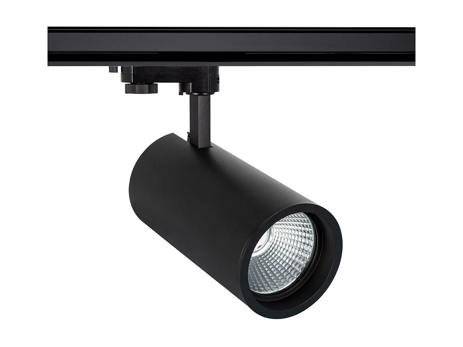 Spot LED sur Rail Triphasé 40W d'Angelo  Noir 4000K Blanc neutre