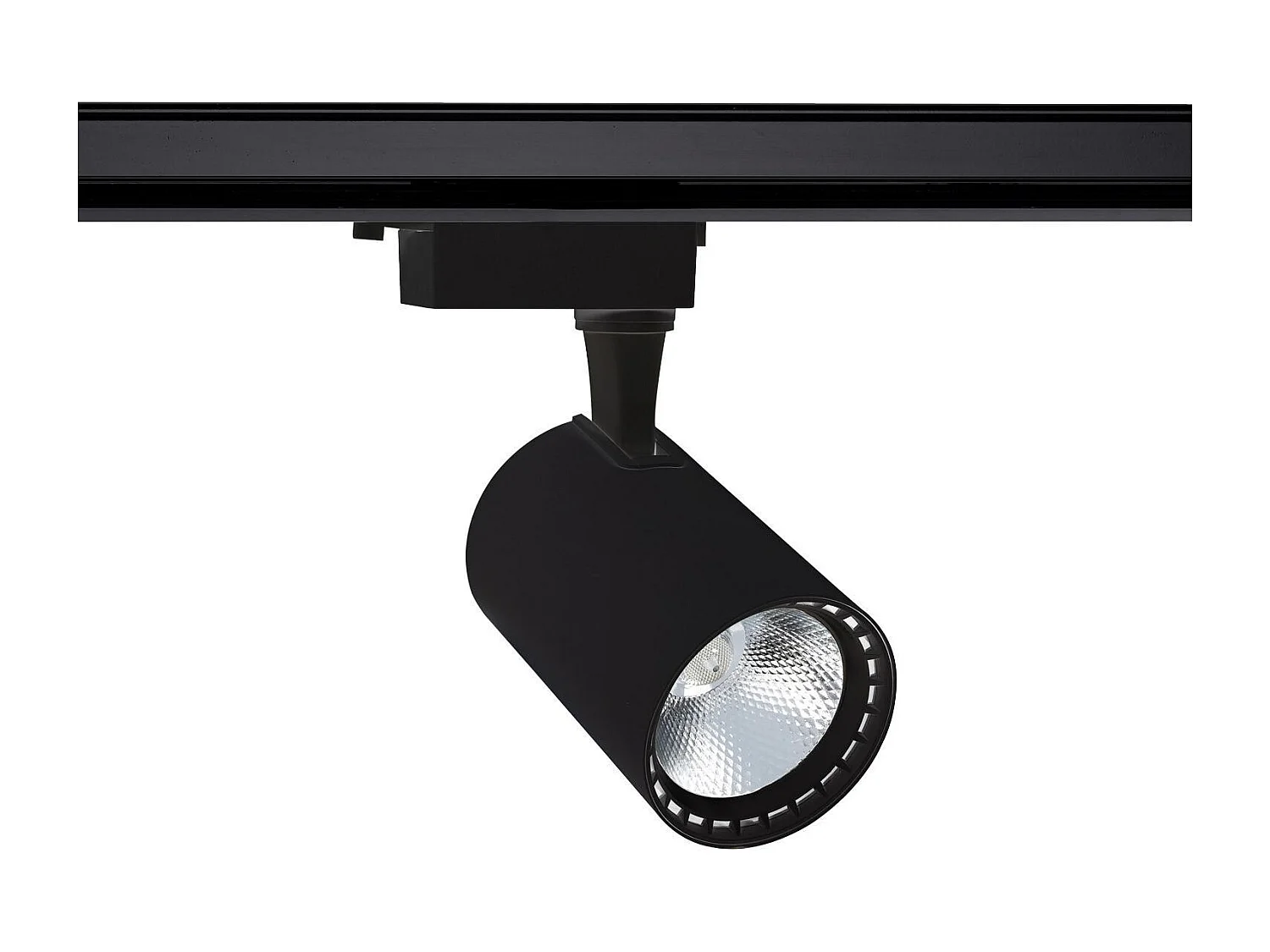 Spot LED sur Rail Monophasé 30W Bron Noir 4000K Blanc neutre