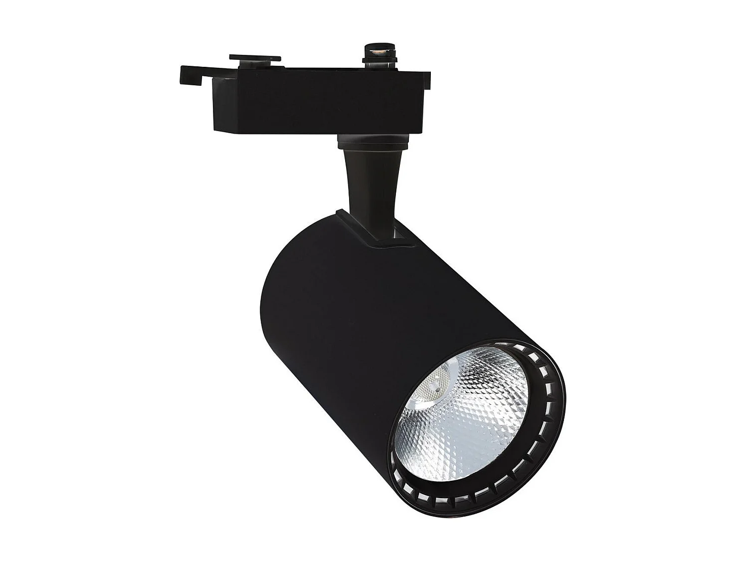 Spot LED sur Rail Monophasé 30W Bron Noir 4000K Blanc neutre
