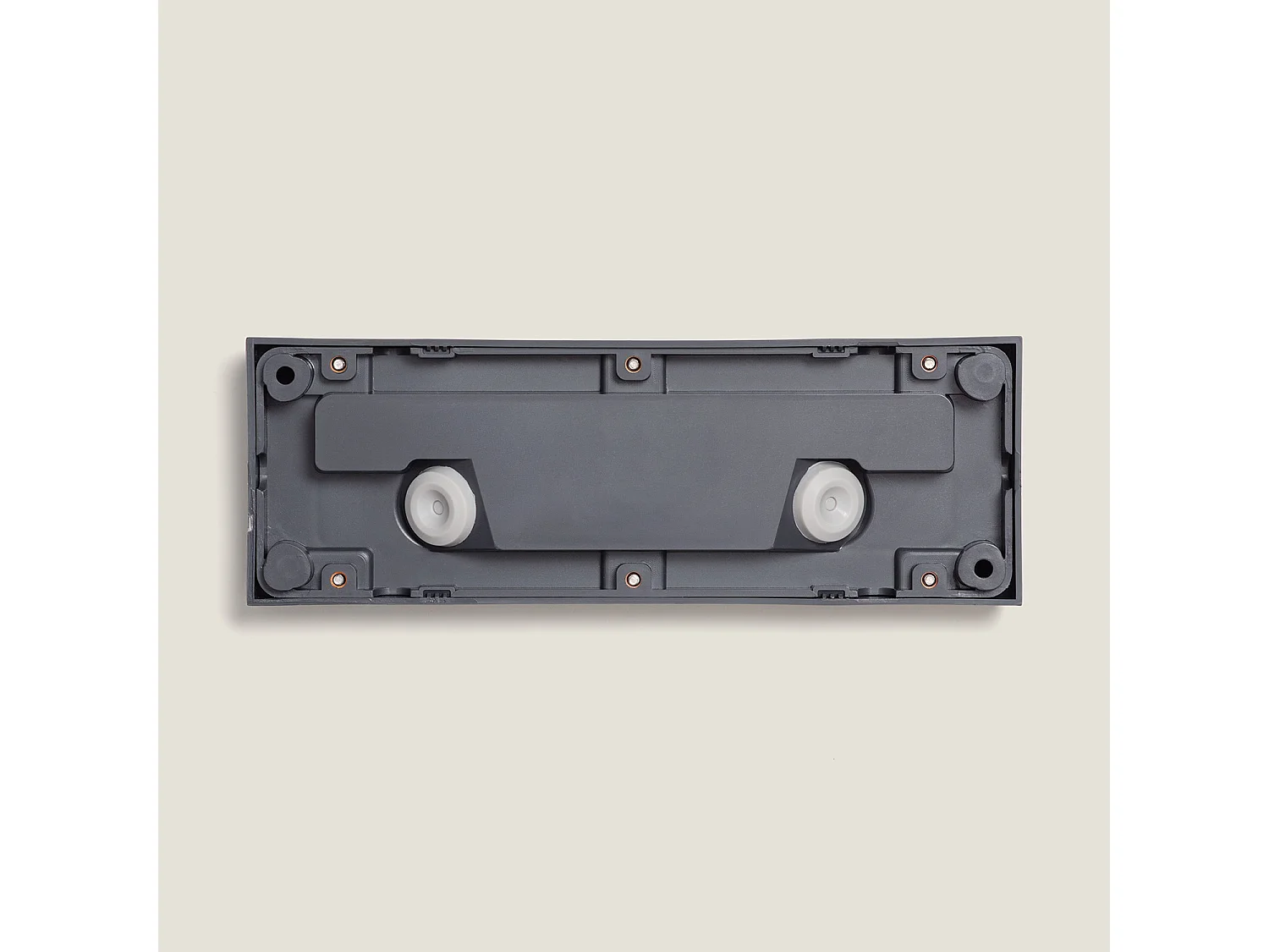 Balise LED Extérieure 2W En Saillie au Mur Rectangulaire Élide Noire  2700K Blanc chaud