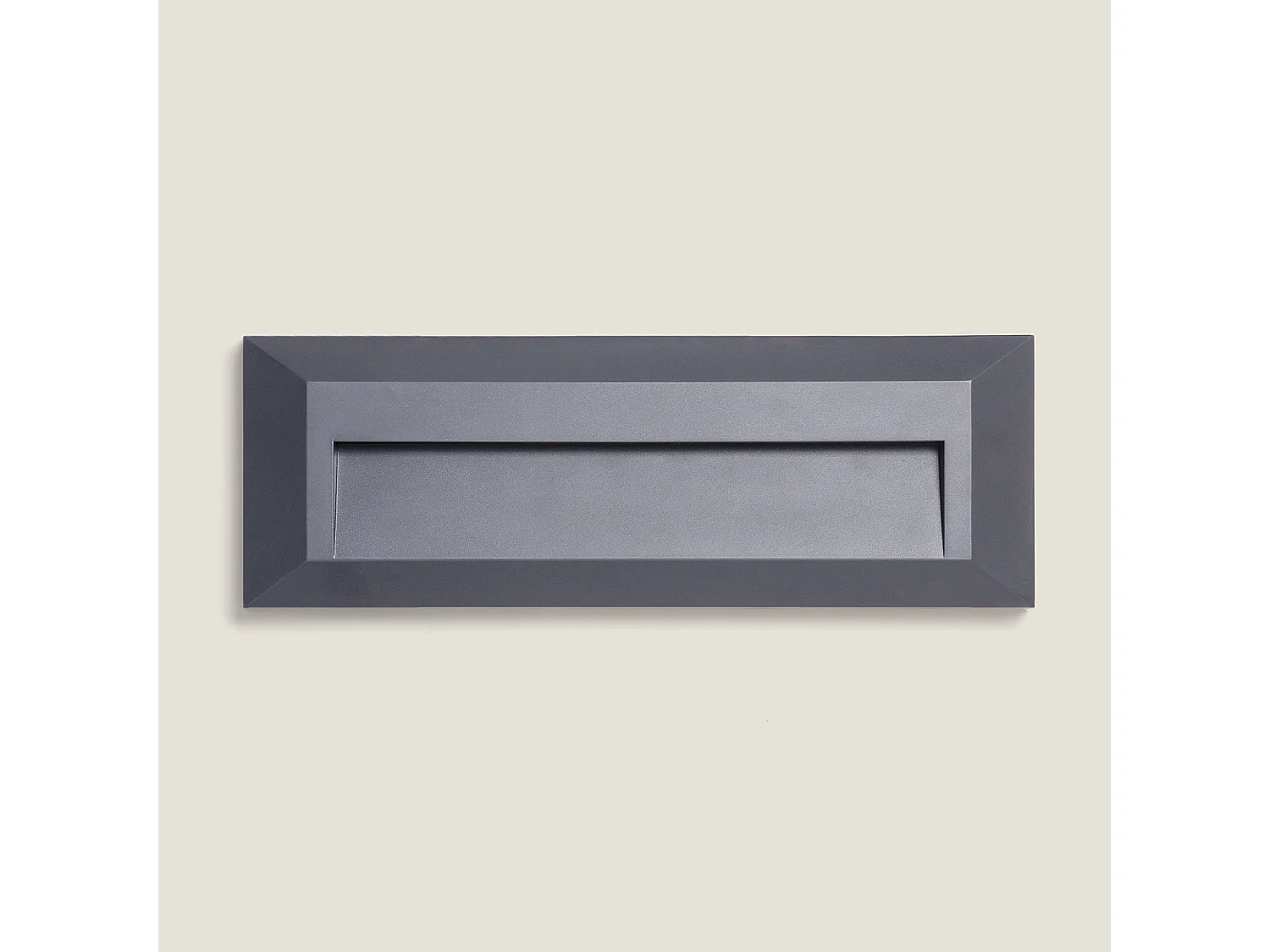 Balise LED Extérieure 2W En Saillie au Mur Rectangulaire Élide Noire  2700K Blanc chaud