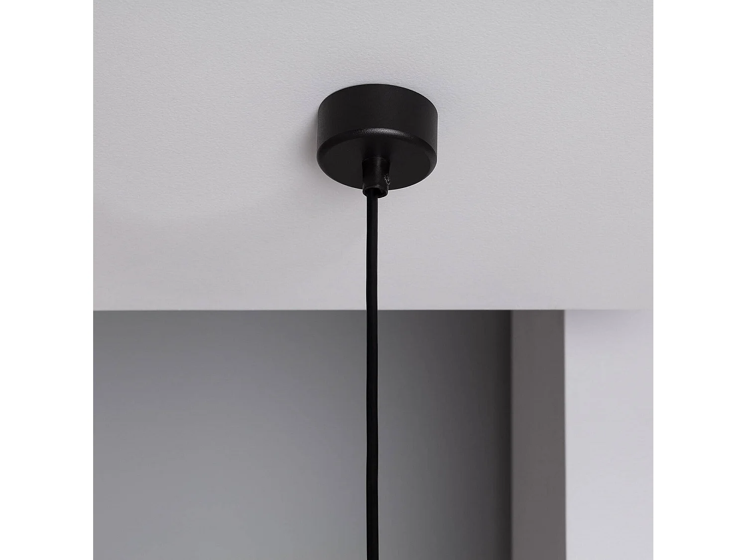 Suspension Aluminium Multiangle 10-50º pour Ampoule GU10 Noir