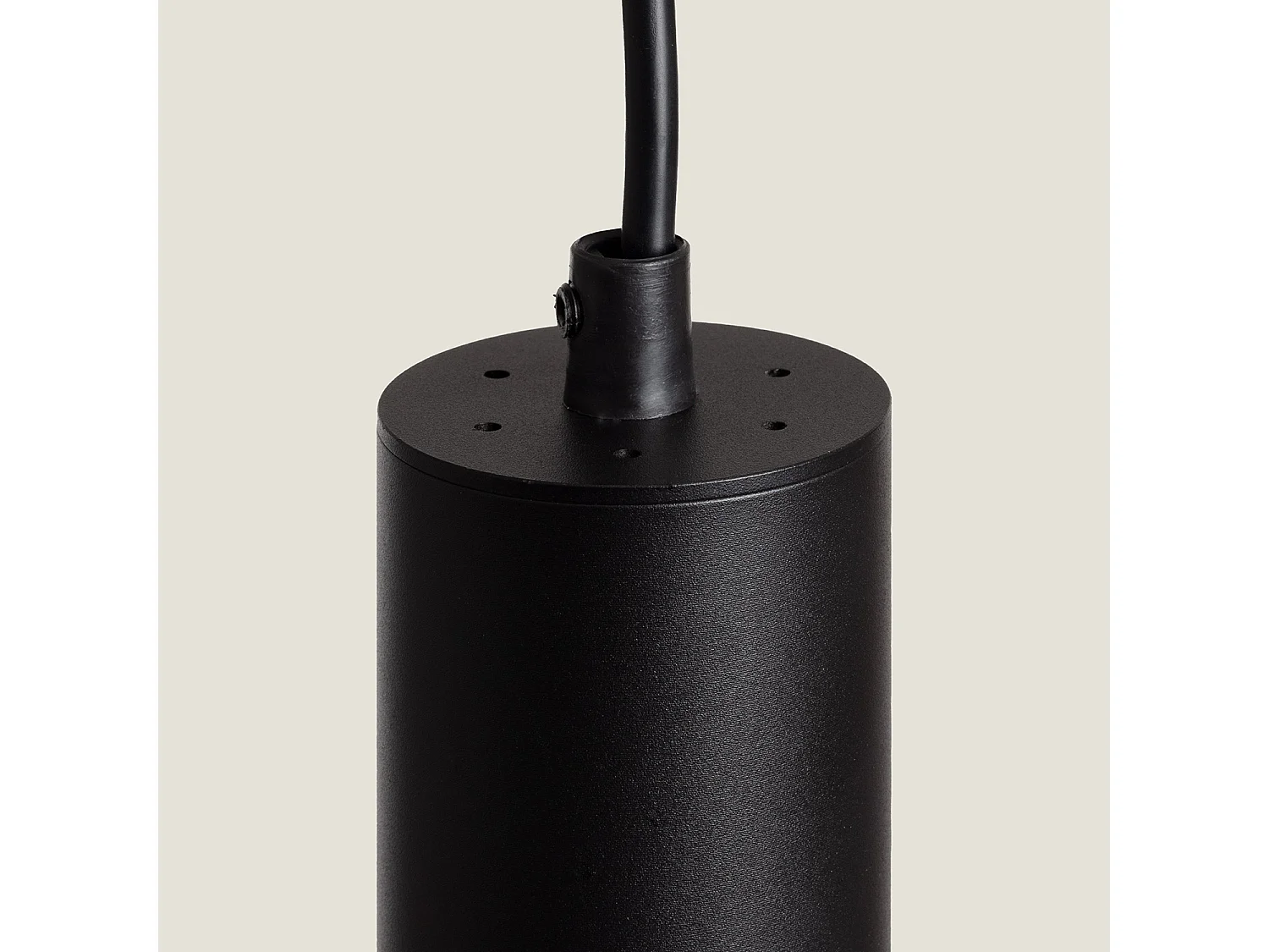 Suspension Aluminium Multiangle 10-50º pour Ampoule GU10  Noir
