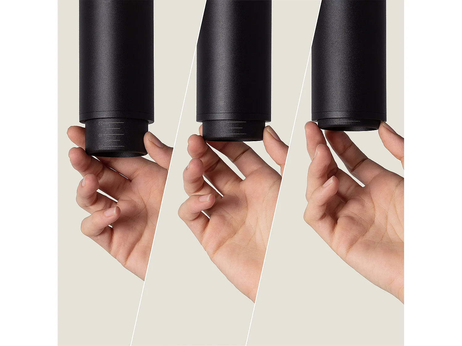 Suspension Aluminium Multiangle 10-50º pour Ampoule GU10  Noir