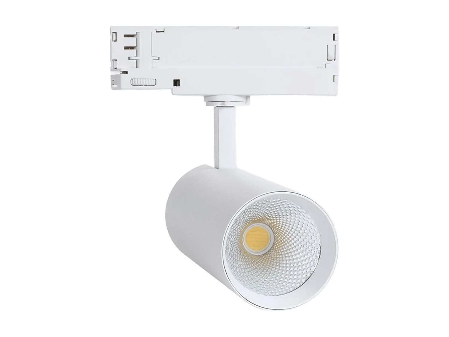 Spot LED sur Rail Triphasé 30W Carlo Blanc 5000K Blanc froid