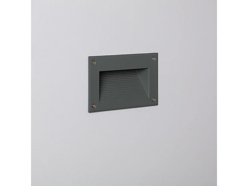 Segnapasso LED Mystic Finitura Grigia 3W IP65 6000K Bianco Freddo