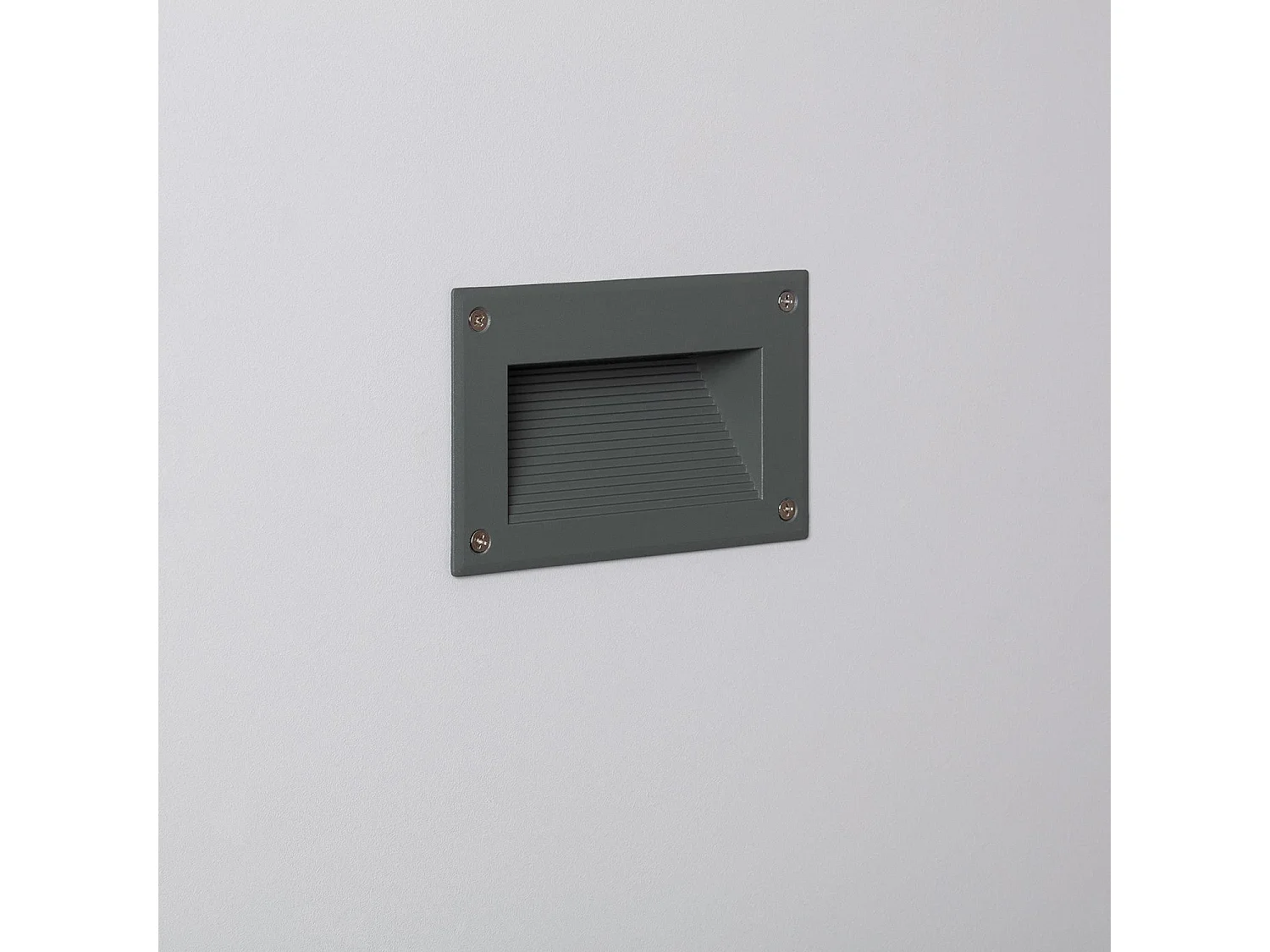 Balise LED Extérieure 3W Encastrable au Mur Mystic Grise 6000K Blanc froid