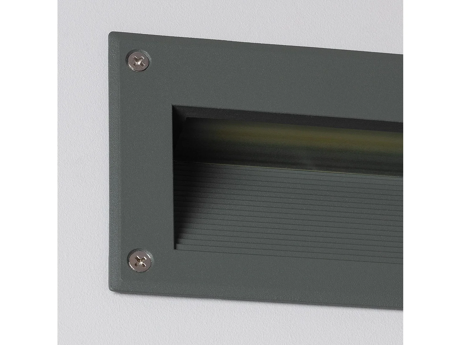 Balise LED Extérieure 3W Encastrable au Mur Mystic Grise 6000K Blanc froid