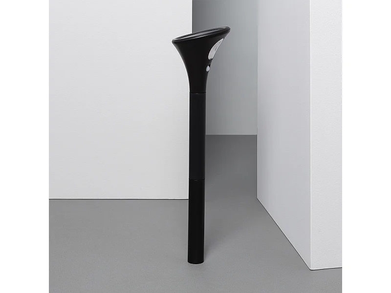 Pack 2 Balizas Solar Exterior LED con Pincho Pie 60cm con Detector de Movimiento 3000K Blanco Cálido