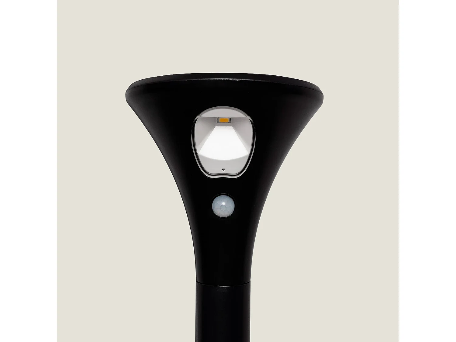 Pack 2 Balises LED Solaire Extérieure sur Piquet 60cm avec Détecteur de Présence PIR  3000K Blanc chaud