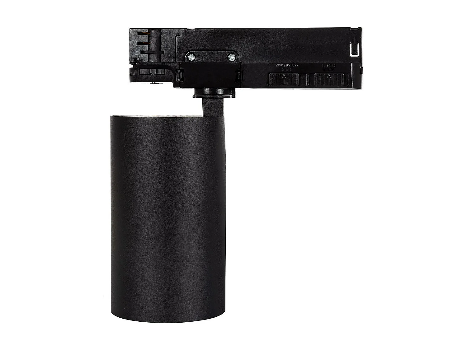 Spot LED sur Rail Triphasé 30-35-40W Lumo CCT Sélectionnable Noir (3000K - 4000K - 6000K) Sélectionnable (chaud-neutre-froid)