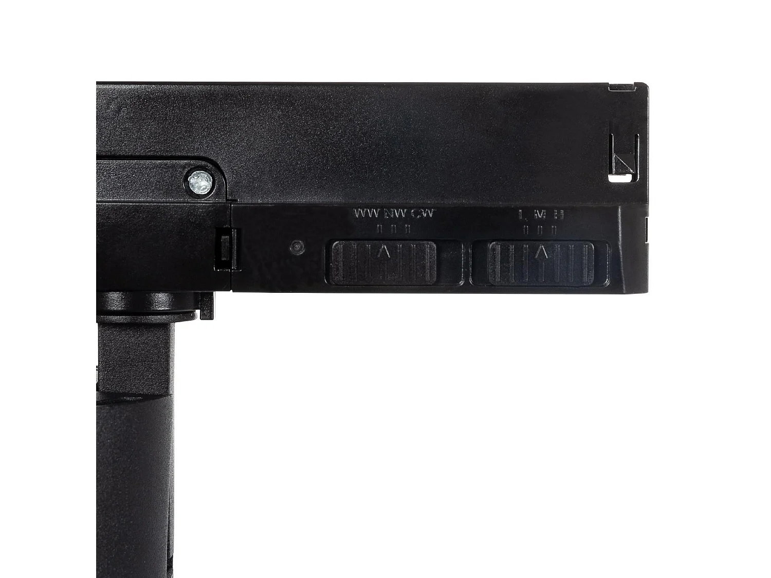 Spot LED sur Rail Triphasé 30-35-40W Lumo CCT Sélectionnable Noir (3000K - 4000K - 6000K) Sélectionnable (chaud-neutre-froid)