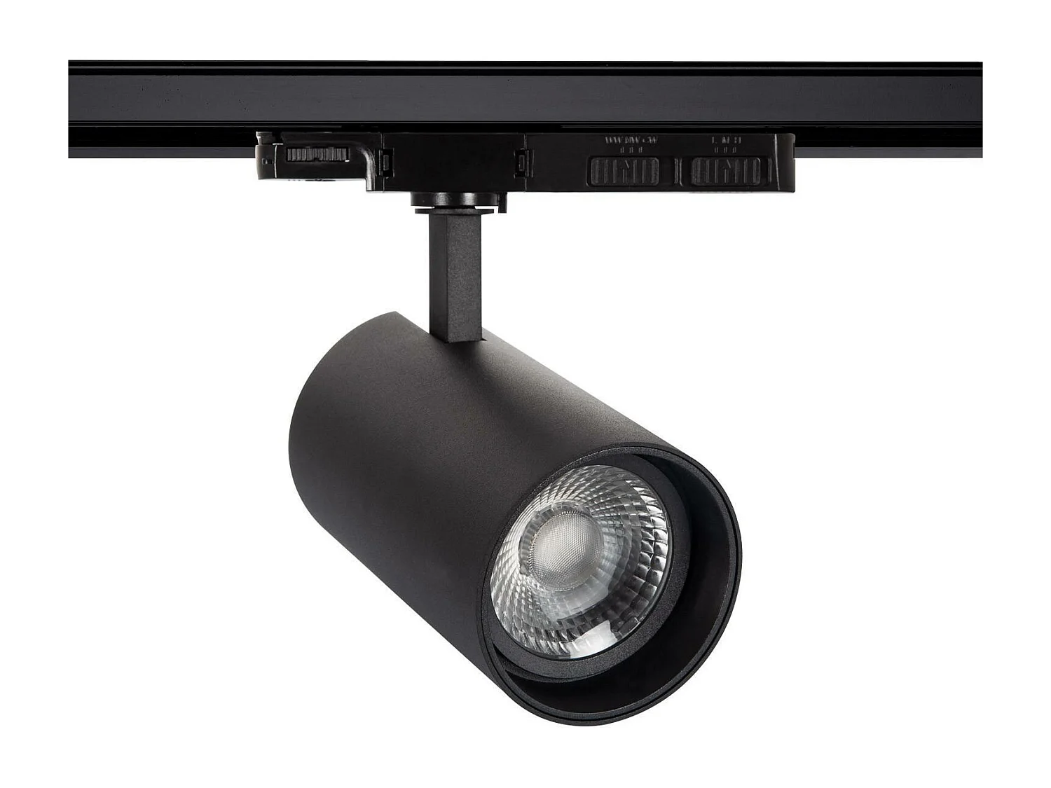 Spot LED Triphasé CCT 30-35-40W Lumo Noir No Flicker CRI90 3000K - 4000K - 6000K Sélectionnable (chaud-neutre-froid)