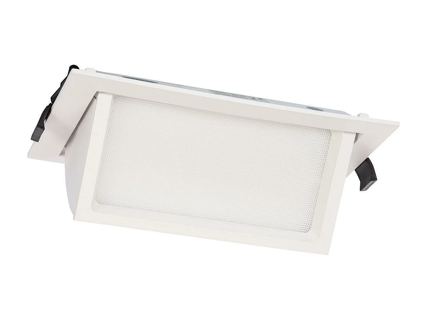 Downlight LED 24W Rectangulaire Orientable  120 lm/W LIFUD Coupe 210x125 mm Blanc Chaud No Flicker 3000K