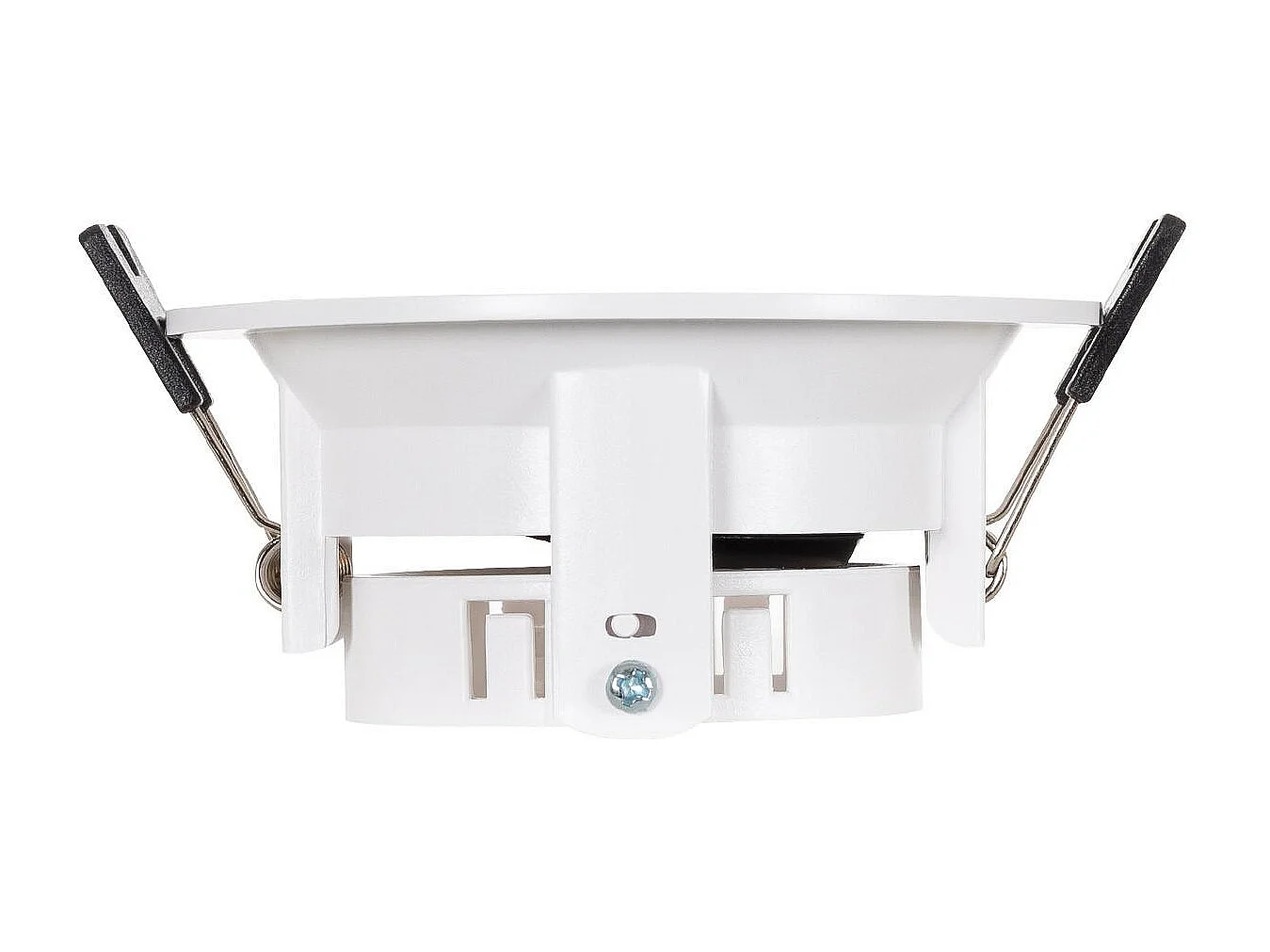 Foco Downlight Cónico GU10 6W Corte Ø 75 mm PC Reflect No Flicker 3000K Negro Blanco Cálido
