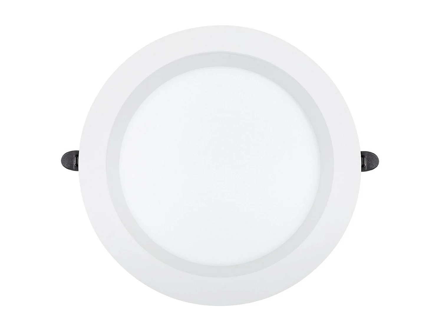 Downlight LED 24W Rond LUX CRI90 Coupe Ø 200 mm IP44 No Flicker 4000K Blanc neutre