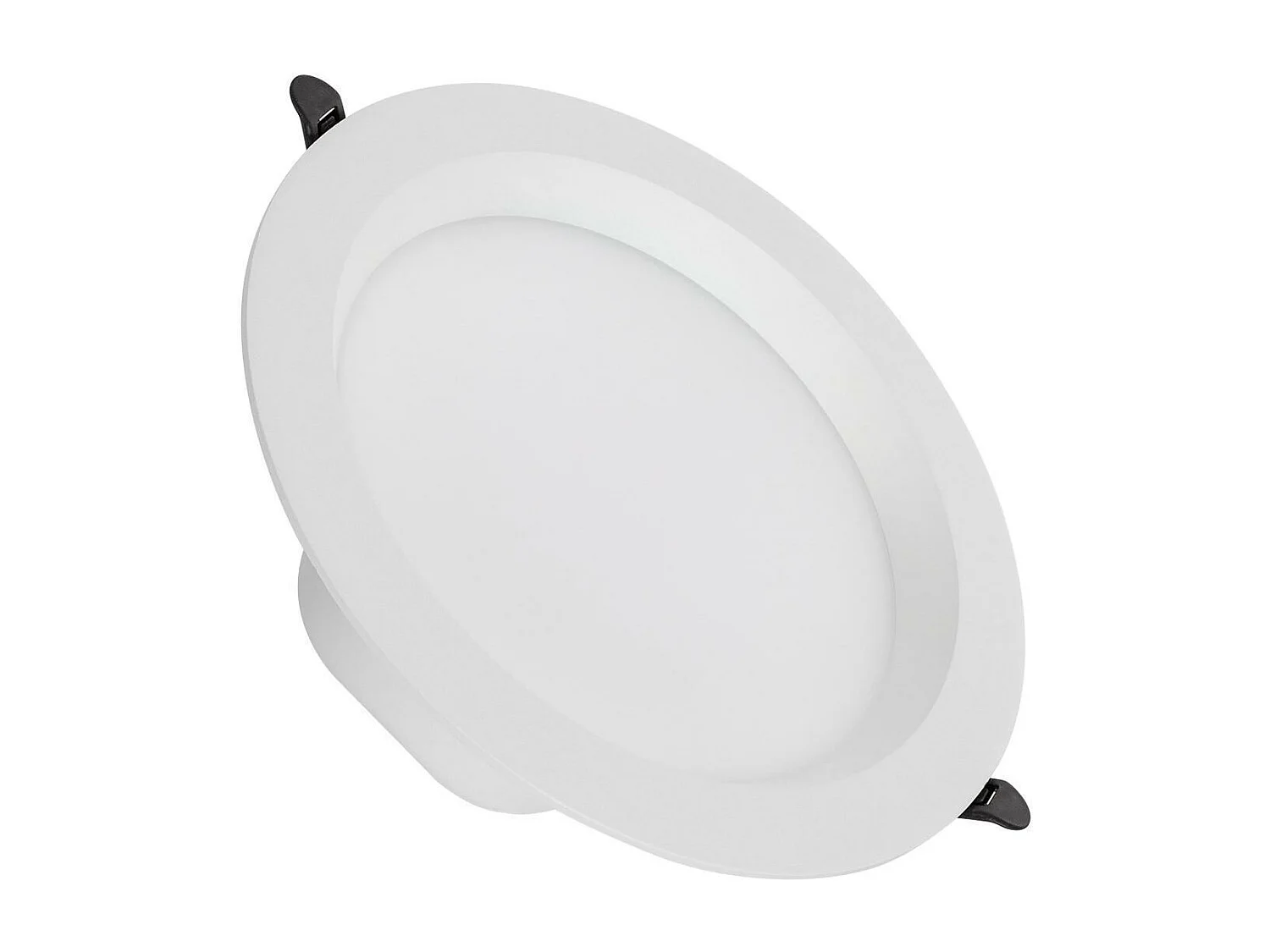 Downlight LED 24W Rond LUX CRI90 Coupe Ø 200 mm IP44 No Flicker 4000K Blanc neutre