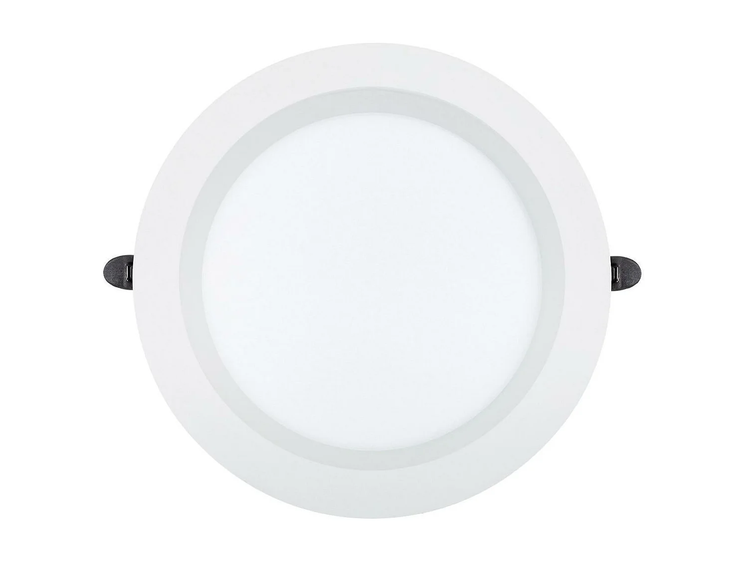 Downlight LED 24W Rond LUX CRI90 Coupe Ø 200 mm IP44 No Flicker 4000K Blanc neutre