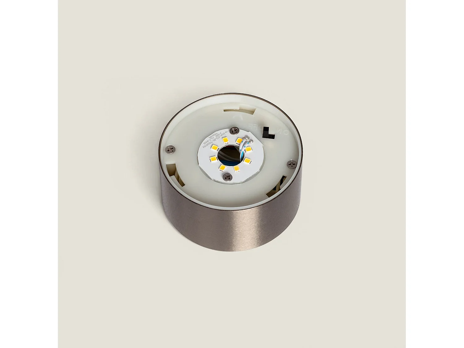 Lampioncino Solare Esterni LED 1.5W Superficie 50cm Acciao Inox con Sensore di Movimiento 5000K Bianco Freddo