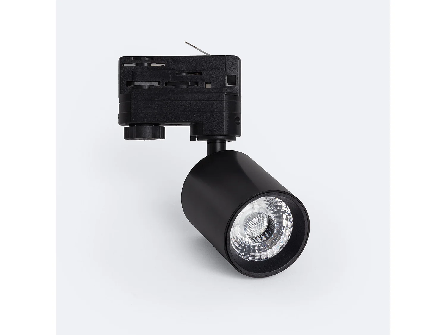 Spot LED sur Rail Triphasé 10W Dimmable Mallet Noir 4000K Blanc neutre