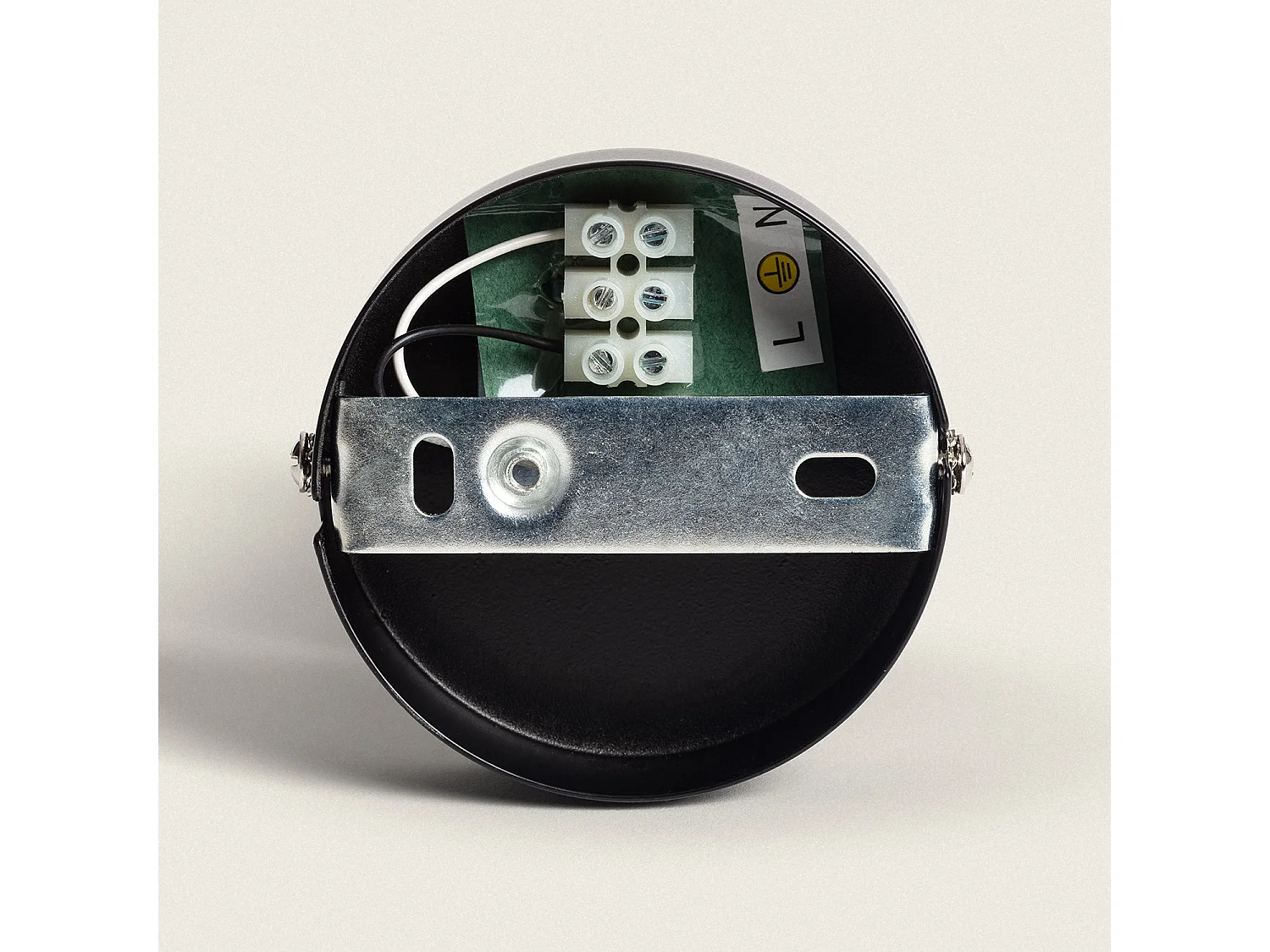 Plafonnier Orientable Métal 1 Spot Albus Black Noir