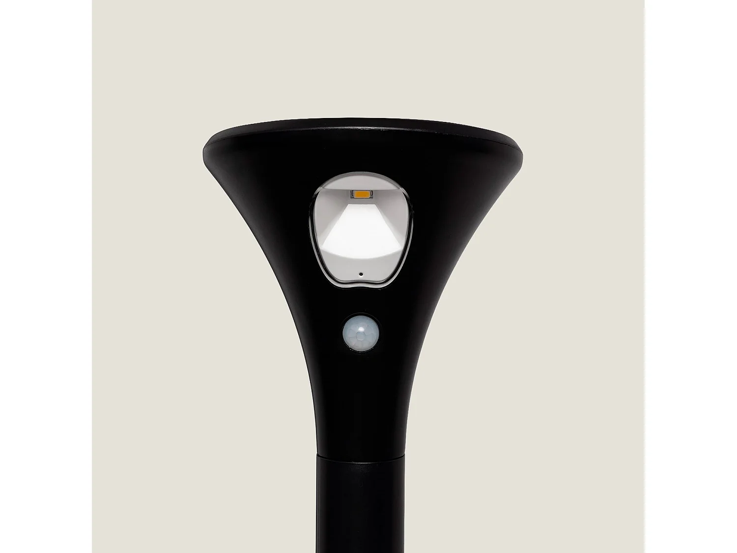 Pack 2 Balises LED Solaire Extérieure sur Piquet 60cm avec Détecteur de Présence PIR  6000K Blanc froid