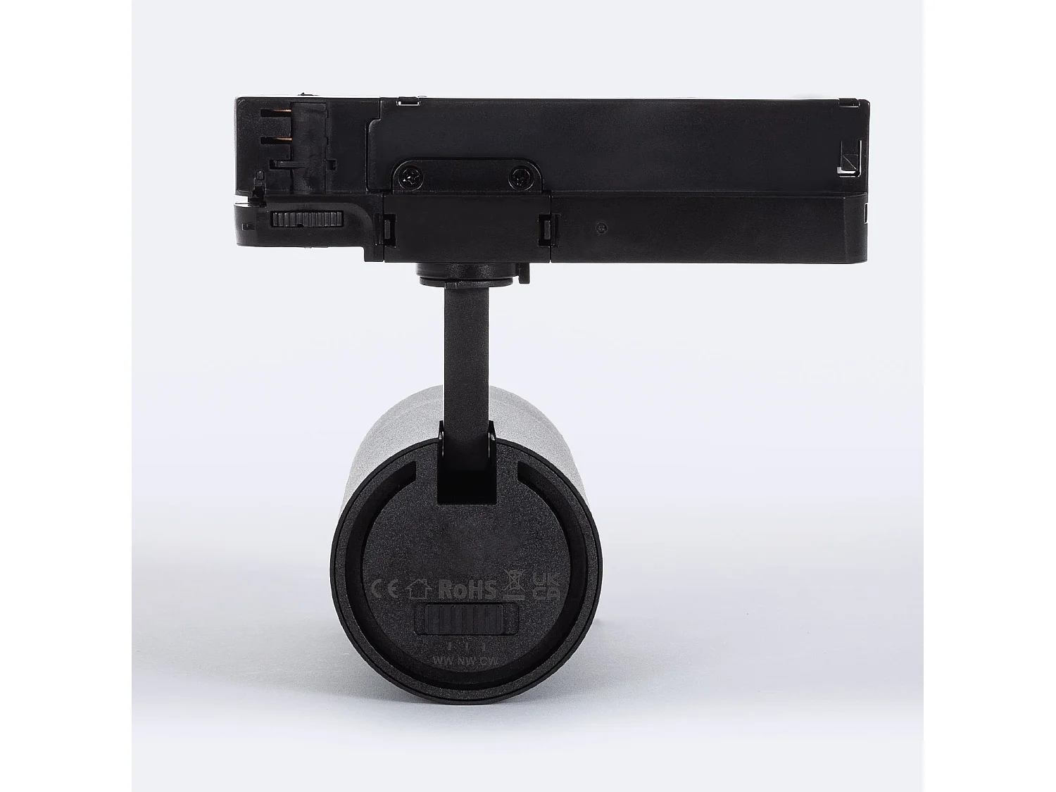 Spot LED sur Rail Triphasé 20W Wild CCT Sélectionnable Multi-Angle 24-60º Noir
