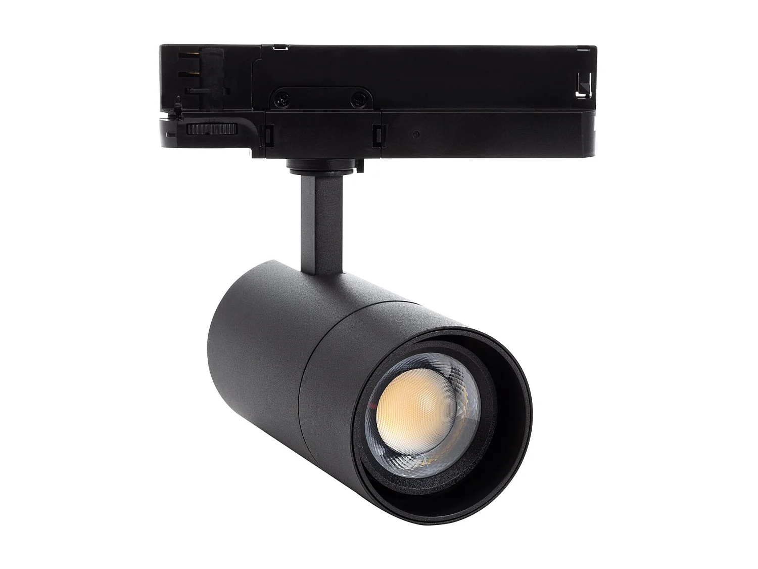 Spot LED sur Rail Triphasé 20W Wild CCT Sélectionnable Multi-Angle 24-60º Noir