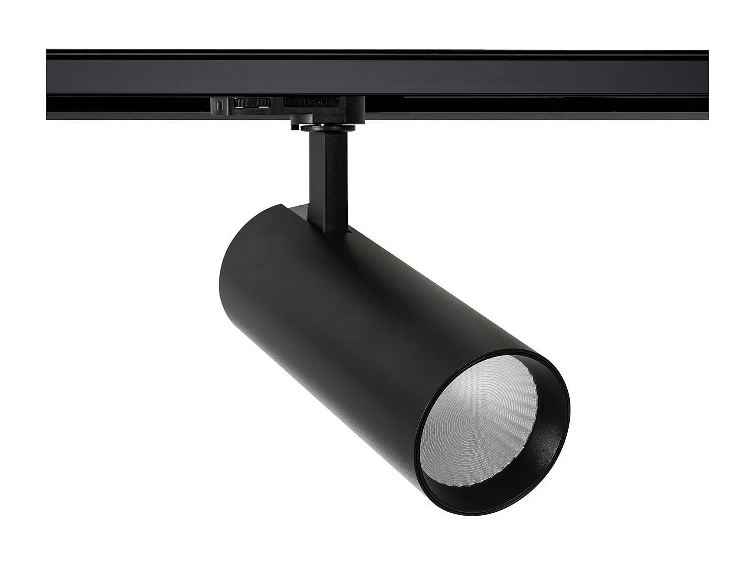 Spot LED sur Rail Triphasé 30W Bertha  Noir 4000K Blanc neutre