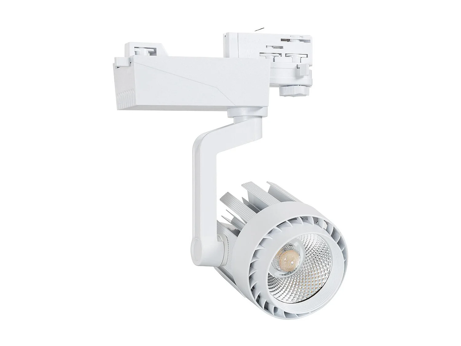 Spot LED sur Rail Triphasé 30W Dora Blanc 4000K Blanc neutre