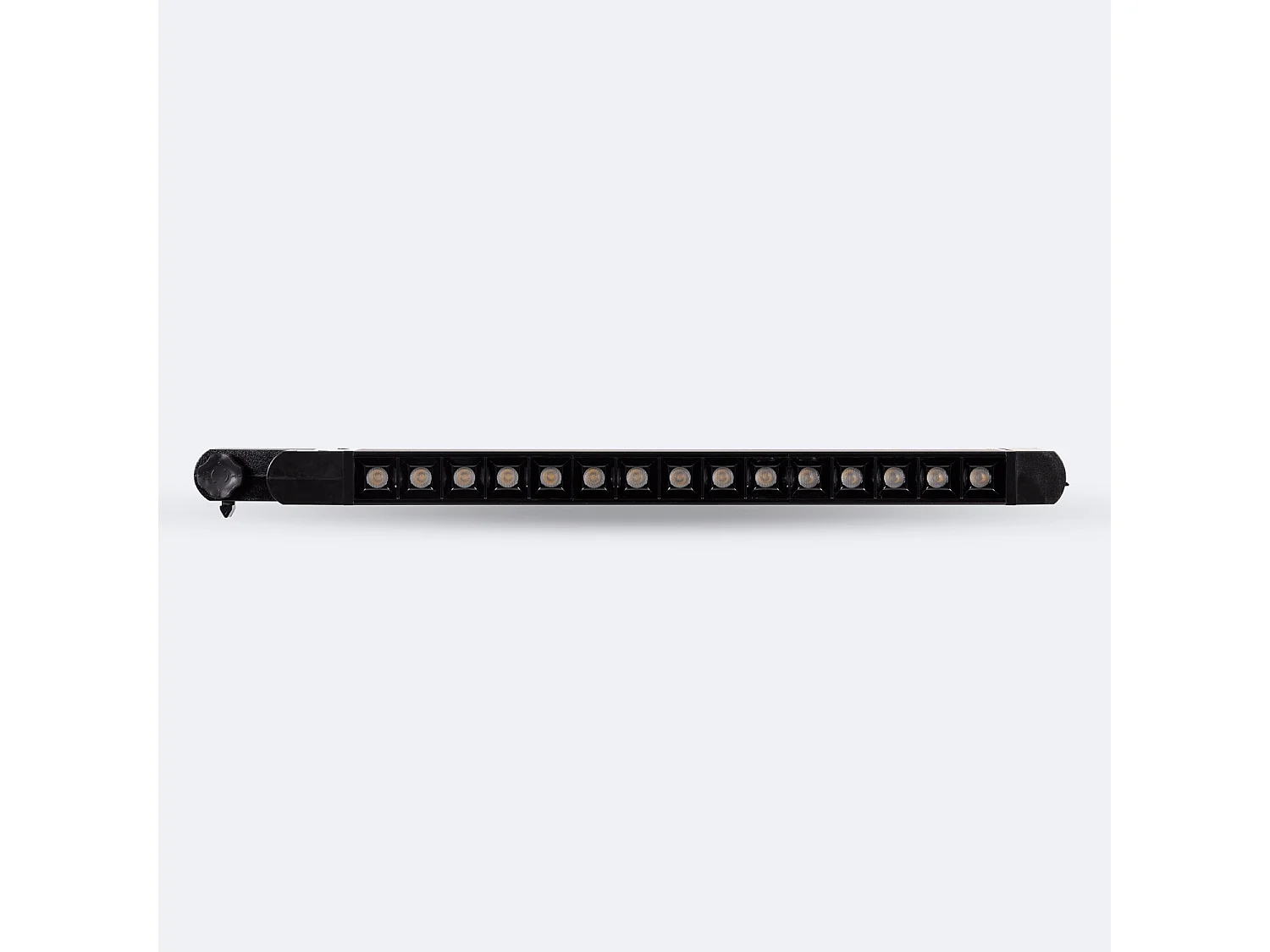 Spot Linéaire LED sur Rail Triphasé 15W UGR13  3000K Noir
