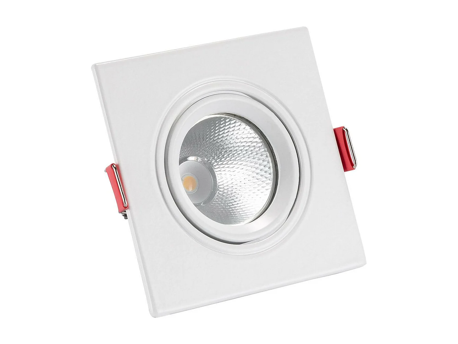 Spot Downlight LED 5W Carré Madison Coupe Ø 75 mm 3000K Blanc chaud