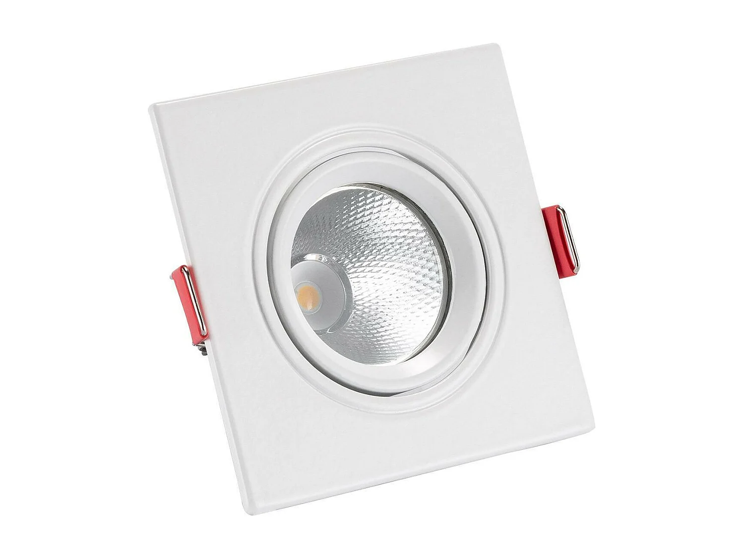 Spot Downlight LED 5W Carré Madison Coupe Ø 75 mm 3000K Blanc chaud
