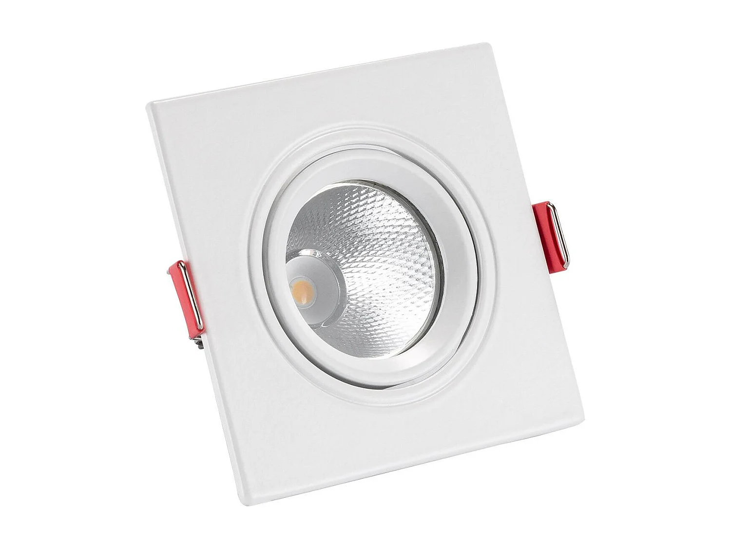 Foco Downlight LED 5W Cuadrado Madison Corte Ø 75 mm 3000K Blanco Cálido