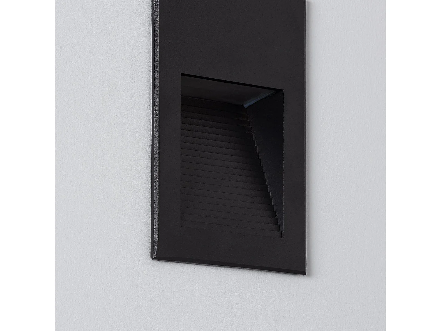 Segnapasso LED 5W da Incasso a Parete Nero Olite No Flicker 2700K Bianco Caldo