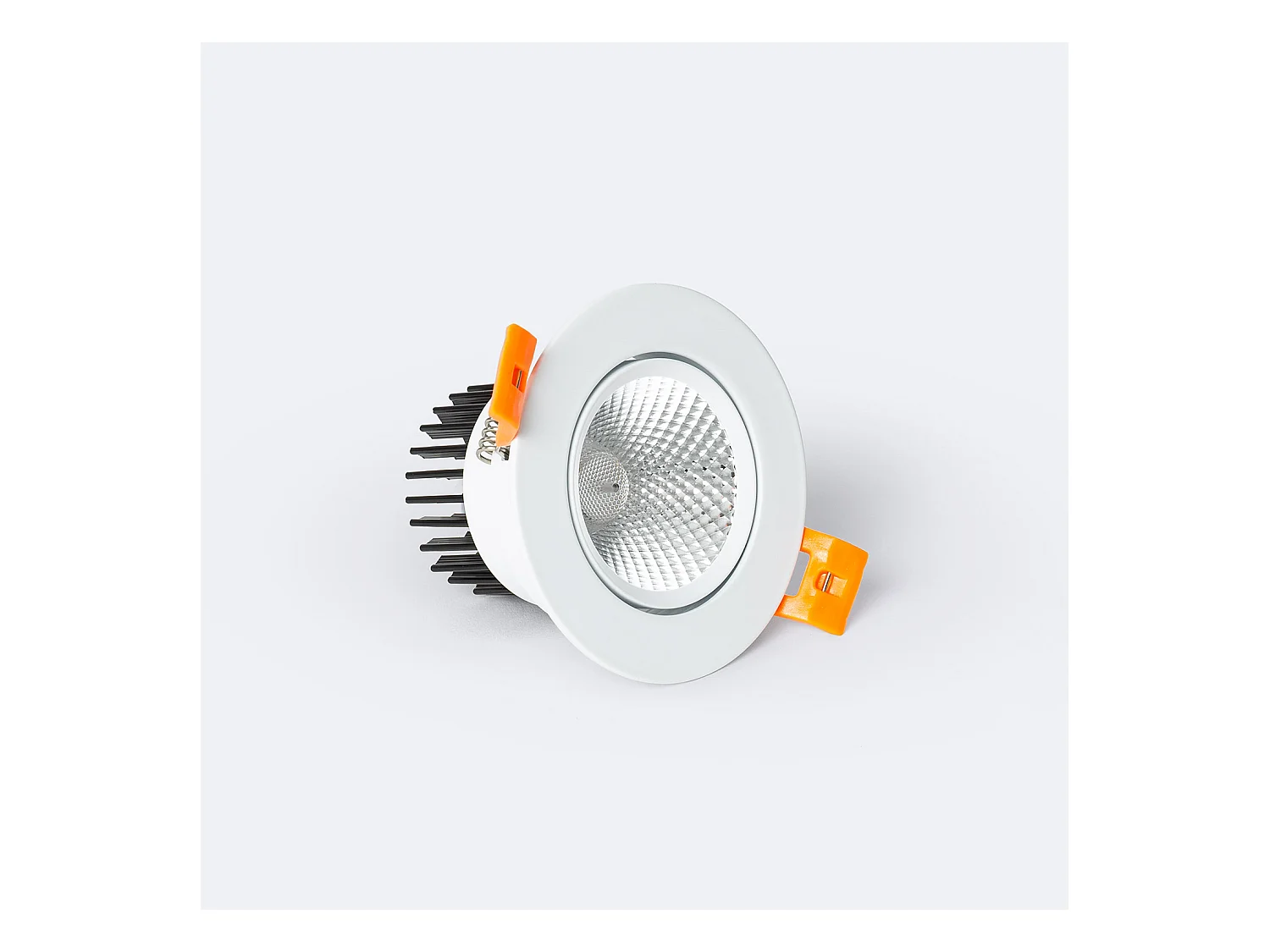 Downlight LED 7W Circolare COB CRI90 Foro Ø 70mm No Flicker 2700K Bianco Caldo