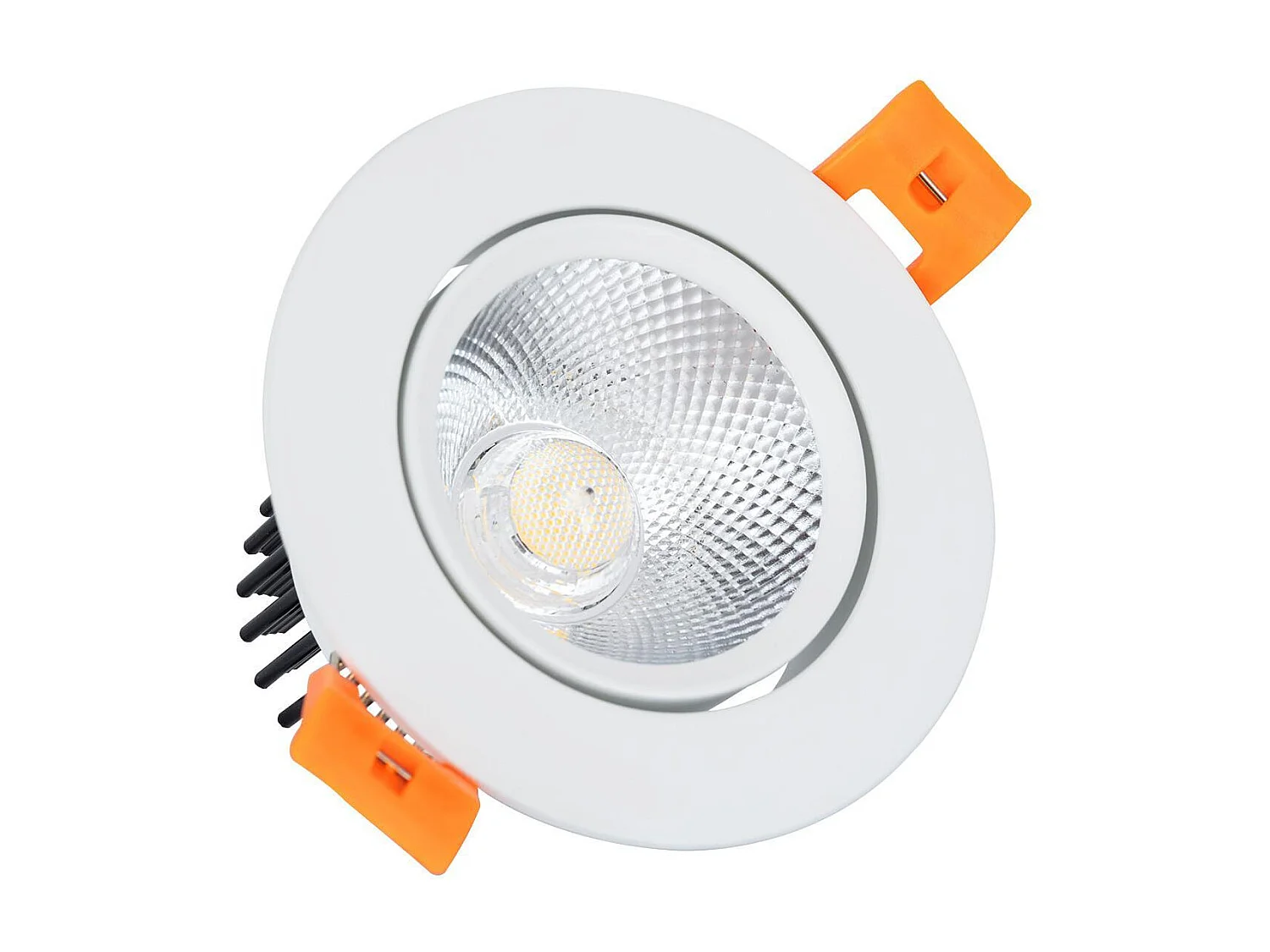 Spot Downlight LED 7W Rond COB CRI90 Coupe Ø 70 mm No Flicker 2700K Blanc chaud