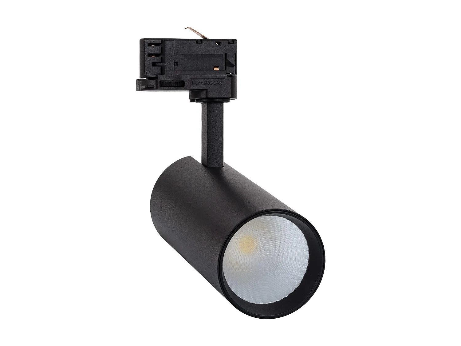 Spot LED sur Rail Triphasé 30W Bertha CCT Sélectionnable Noir 3000K - 4000K - 6000K Sélectionnable (chaud-neutre-froid)