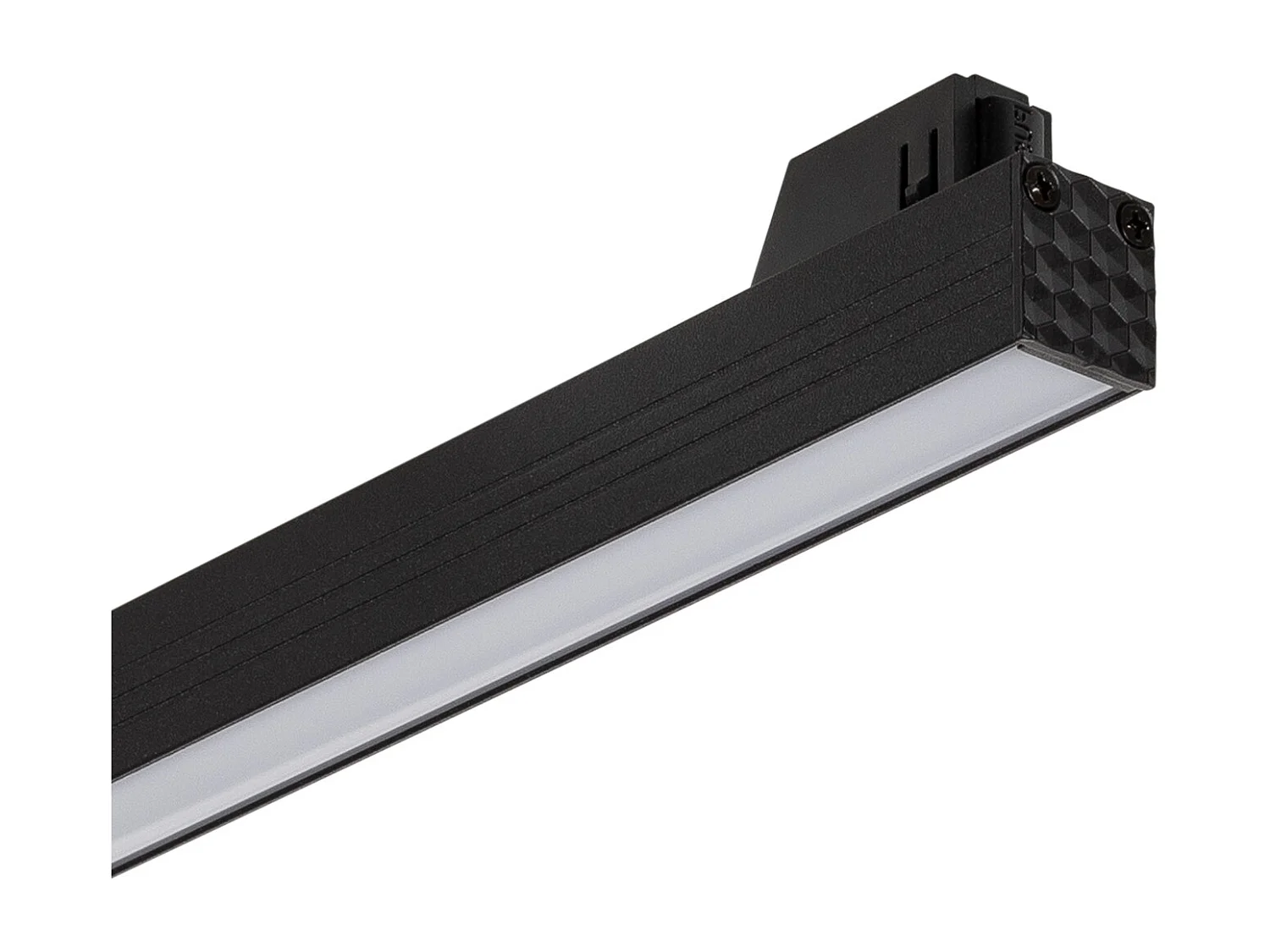 Spot Linéaire LED sur Rail Magnétique 20mm 30W Opal 48V  3000K Blanc chaud