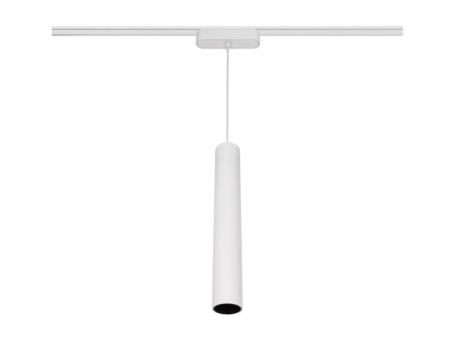 Spot LED Suspendu sur Rail Magnétique 25mm Extra-Plat 15W 48V Quartz Blanc 2700K Blanc chaud