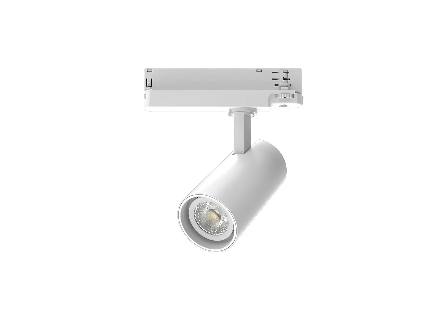 Spot LED sur Rail Triphasé 20W Fasano Dimmable CCT Sélectionnable Blanc 2700K - 3200K - 4000K Sélectionnable