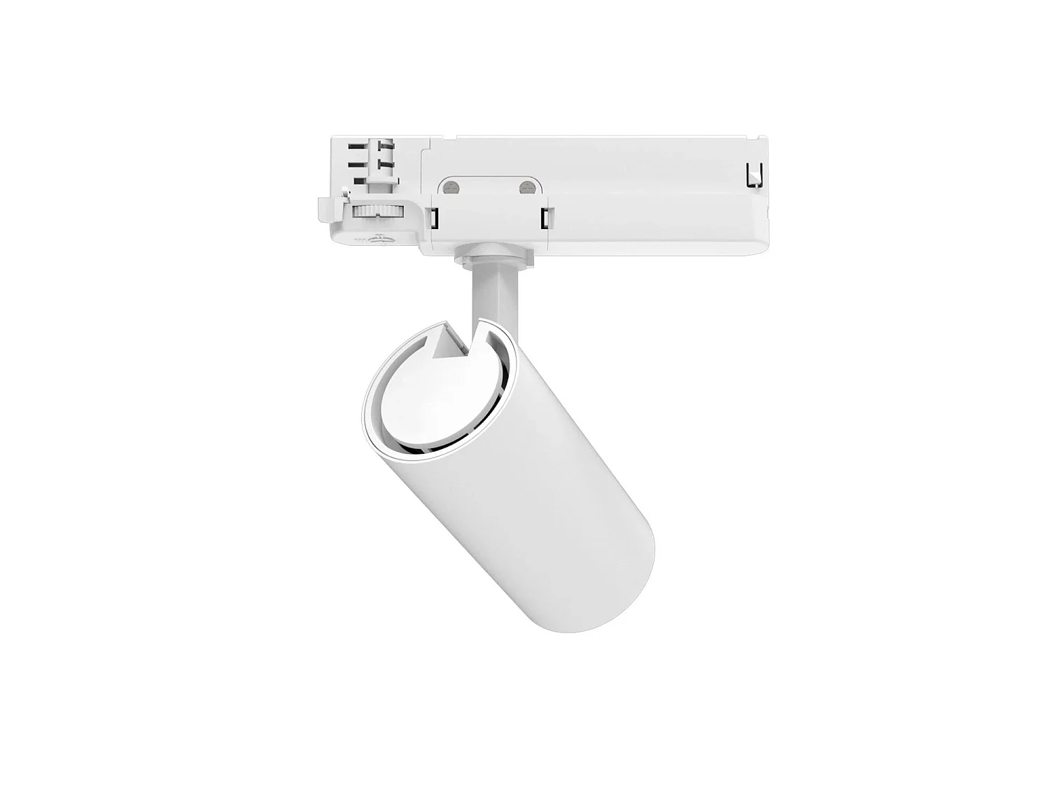 Spot LED sur Rail Triphasé 20W Fasano Dimmable CCT Sélectionnable Blanc 2700K - 3200K - 4000K Sélectionnable