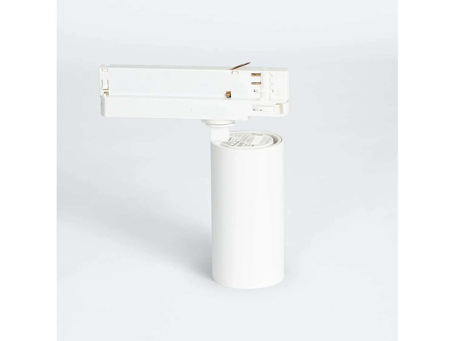 Spot LED sur Rail Triphasé 20W Fasano Dimmable CCT Sélectionnable Blanc 2700K - 3200K - 4000K Sélectionnable