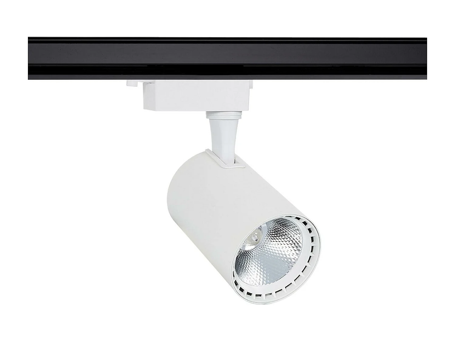 Spot LED sur Rail Monophasé 30W Bron Blanc 3000K Blanc chaud