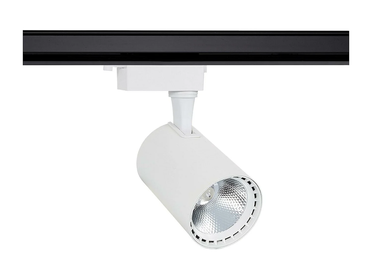 Spot LED sur Rail Monophasé 30W Bron Blanc 3000K Blanc chaud