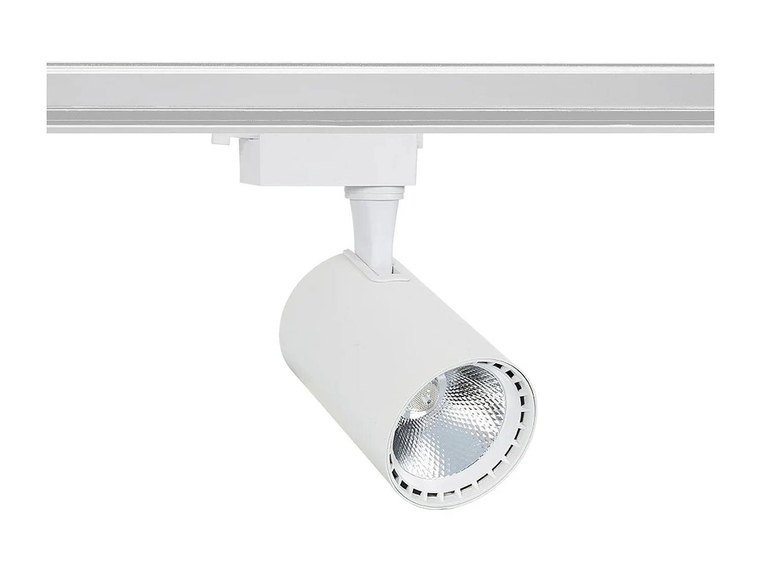 Spot LED sur Rail Monophasé 30W Bron Blanc 3000K Blanc chaud
