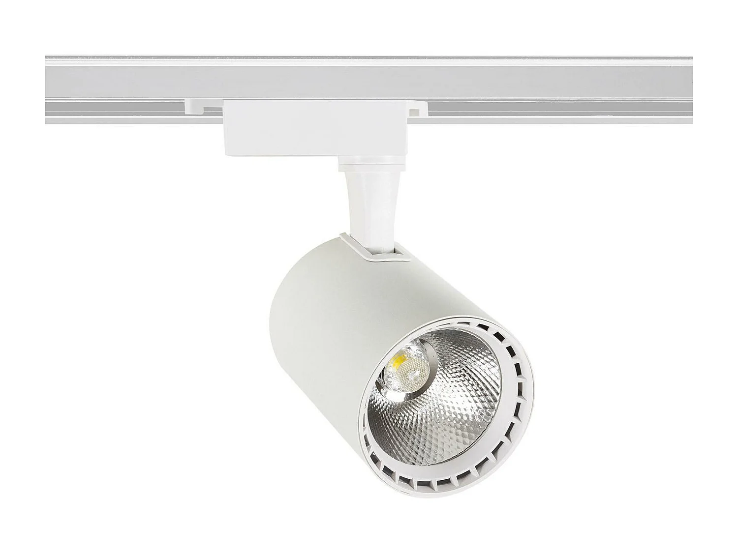 Spot LED sur Rail Monophasé 20W Bron Blanc 3000K Blanc chaud