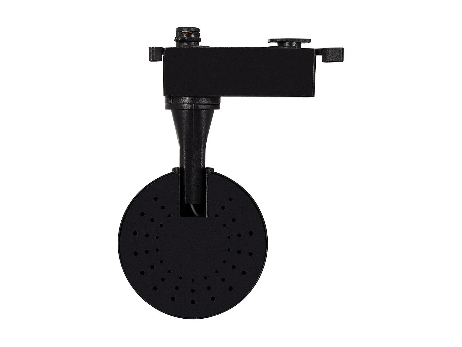 Spot LED sur Rail Monophasé 20W Bron Noir 3000K Blanc chaud