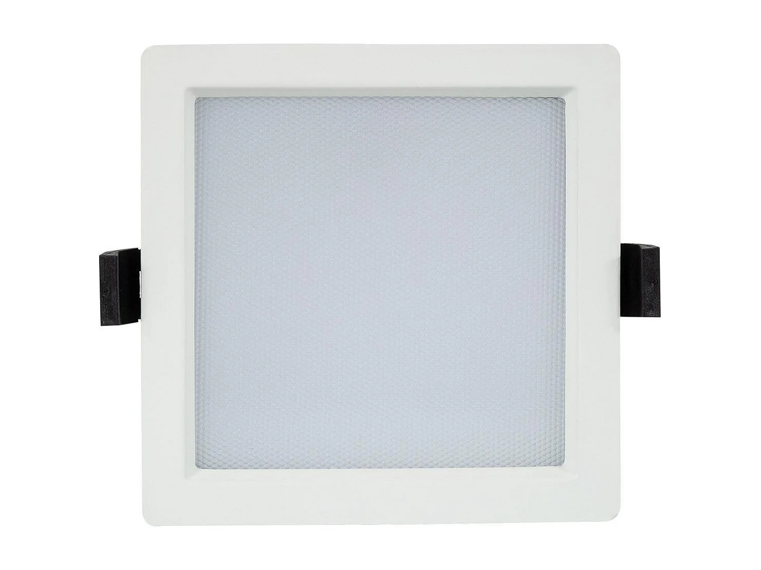 Downlight LED 15W Carré  Aero 130 lm/W Microprismatique  Coupe 135x135 mm 4000K Blanc neutre
